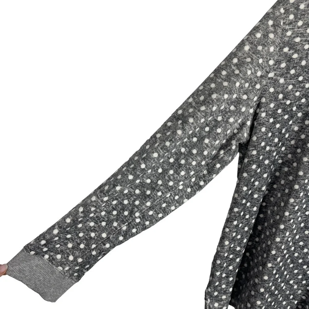 JANE & BLEECKER NIGHTY NIGHT FUZZY POLKA DOT MATCHING PAJAMA PJ SET - Picture 9 of 14